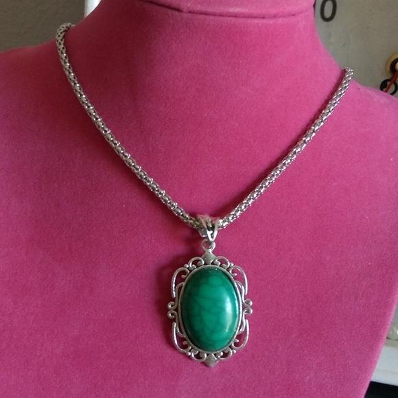New Green Turquoise Jewelry Set - Picture 6 of 6